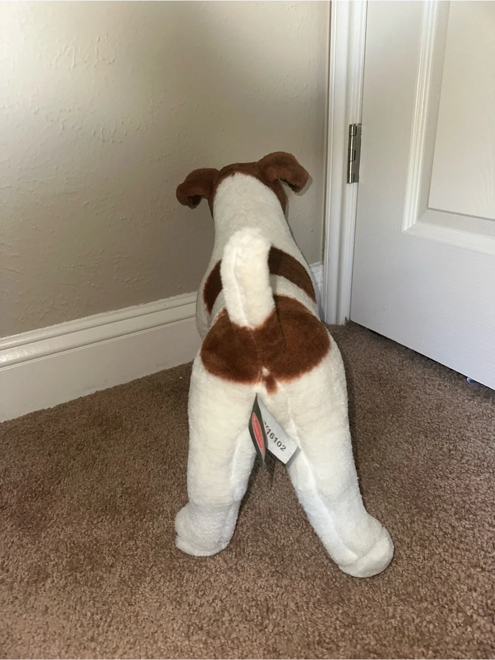 Jack Russel Plush Brown & White Dog Stuffed Animal - Melissa and Doug